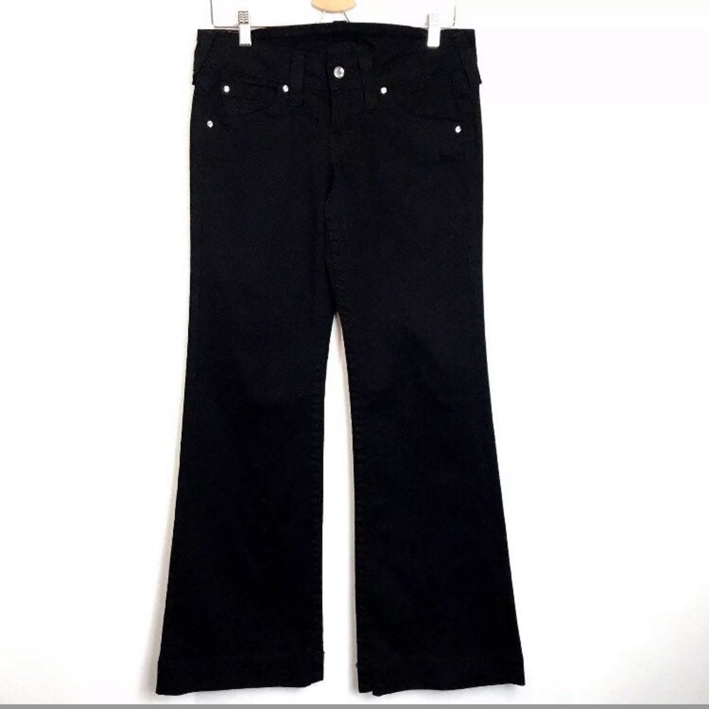 True Religion Disco Candice Flare Jeans Black